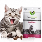 29元包邮！美国VetriScience化毛膏 猫咪专用绿十字猫草片吐毛膏 需用60元优惠券