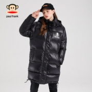 paulfrank 大嘴猴 19年新款 女士韩版长款羽绒服
