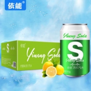 依能 柠檬味 苏打汽水 310mL*24听