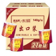 顺清柔 有芯卷纸 出口装4层140g*27卷卫生纸（整箱销售）