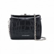 ALEXANDER MCQUEEN 女士银色单肩斜挎包 +凑单品