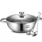双11预告：ASD 爱仕达 FS30A2WG 304不锈钢汤锅 28cm 29.5元包邮（前15分钟）