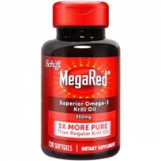 美国产 MegaRed 南极磷虾油胶囊 120粒/瓶 通血管降三高