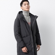 雅鹿 YS6107980-8 男士修身连帽羽绒服 299元包邮（需用券）