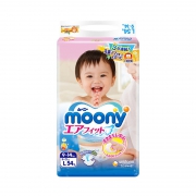 限用户：moony 尤妮佳 婴儿纸尿裤 L54片 *4件 242.21元包邮（合60.55元/件）