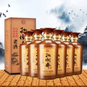扳倒井 浓香型 52度老酒 500ml*6瓶 5年65度珍藏基酒调制