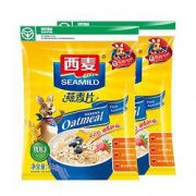 28日6点：SEAMILD 西麦 即食纯燕麦麦片 1000g*2袋 *2件