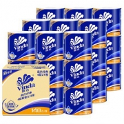 维达(Vinda) 卷纸 蓝色经典4层140g卫生纸巾*27卷*2件