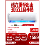 格力 大1匹 变频 冷暖 壁挂式空调
