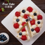 Best Cake 贝思客 双莓落雪水果蛋糕 1磅
