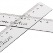 凑单品： deli 得力 6220 塑料直尺 20cm