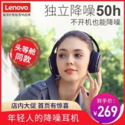 联想投资高端蓝牙品牌 击音 T3 anc主动降噪头戴式无线耳机