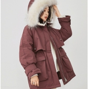 yaloo 雅鹿 YA61U0560O 女士连帽羽绒服 499元包邮（需用券）