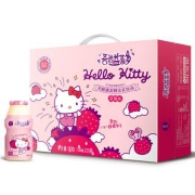 吾尚 Hello Kitty版 草莓味乳酸菌饮料 100ml*20瓶 整箱装*5件