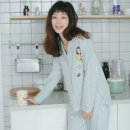 千线艺 女士纯棉睡衣套装
