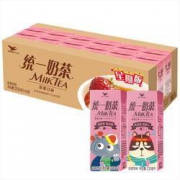 限地区：统一 奶茶 草莓250ml*24盒/箱 整箱*3件