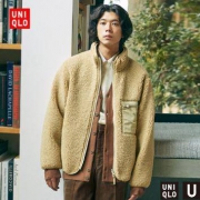 直降200、双11预告：UNIQLO 优衣库 419541 设计师合作款 男装仿羊羔绒两面穿茄克