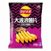88VIP：Lay's 乐事 大波浪薯片 红烧牛肉面味 135g *18件 78.49元（双重优惠）