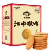 江中猴姑 酥性饼干720g（30包）15天装 猴头菇制成 *2件 112.5元包邮（合56.25元/件）