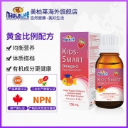 加拿大原装进口 Maple Life 美柏莱 草莓味 儿童DHA液体鱼油100ml