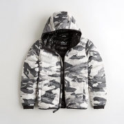 11日0点、双11预告：HOLLISTER 300819-1 男士轻薄羽绒服 低至347元
