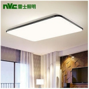 NVC 雷士照明 黑白主义 LED吸顶灯（遥控调光 100W）