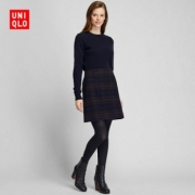UNIQLO 优衣库 422230 女款羊毛混纺迷你裙