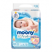 88VIP：moony 尤妮佳 新生儿纸尿裤 NB90片 *4件 229.2元包邮（需用券，合57.3元/件）