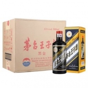 茅台 王子酒 黑金 53度 酱香型白酒500ml*6瓶+赠白葡萄酒458ml*2瓶
