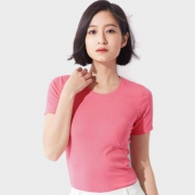lativ诚衣 Pima棉短袖T恤舒适休闲柔软春夏圆领棉Tee 女装（满28包邮）