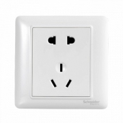 Schneider Electric 施耐德 睿意系列 五孔插座 白色 10只装