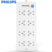 运费券收割机：PHILIPS 飞利浦  8位插座 3米长 39.9元
