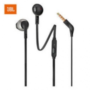 JBL T205 半入耳式耳机 黑色