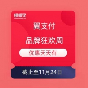 移动端：翼支付 品牌狂欢周 10-5/20-10元代金券