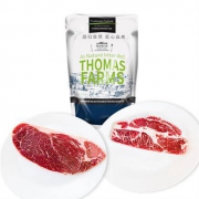 PLUS会员：THOMASFARMS澳洲安格斯牛排组合装1.2kg+澳洲谷饲肥牛片300g*2件