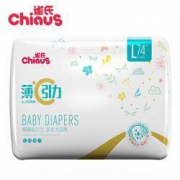 京东PLUS会员：雀氏(chiaus)薄C引力纸尿裤大号L74片