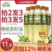 金奖食用油，中西结合：500ml 林丰润 山茶橄榄油食用植物调和油