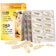 挪威进口  Lifeline Care 婴儿鱼油DHA软胶囊 30粒