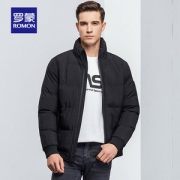 出口量国内第一 罗蒙 男士短款 加厚保暖棉服
