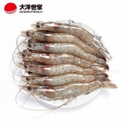 12点：大洋世家 原装进口厄瓜多尔白虾（大号） 2kg 80-100只