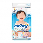88VIP、历史低价：moony 尤妮佳 婴儿纸尿裤 L54片 *4件 229.2元包邮（合57.35元/件）
