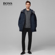 双11预售：HUGO BOSS 雨果博斯 50399224 男士连帽羽绒服 2449元（需定金200元）
