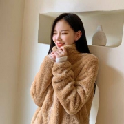 韩都衣舍 OR9113 女士毛绒外套