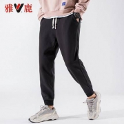雅鹿 Y716191C958-1 男士加绒休闲卫裤