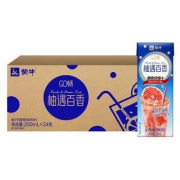 限地区：蒙牛 GO畅 柚遇百香 柚子百香果 风味饮料 250ml*24包*2件