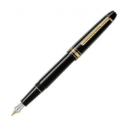 20点开始： Montblanc 万宝龙 大班145 黑杆金夹 F尖 钢笔