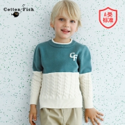 Cotton Fish 棉鱼 男童加厚针织毛衣 29元包邮（需用券）