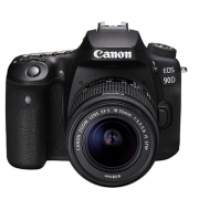 Canon 佳能 EOS 90D APS-C画幅 单反相机套机（EF-S 18-55mm F3.5-5.6 IS STM镜头） 7799元包邮