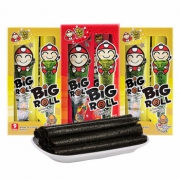 临期品：老板仔 烤海苔卷 烤鱿鱼辣味2盒+香辣味1盒 27g *3盒 24.8元包邮（需用券）