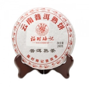 福村梅记 云南勐海普洱熟茶饼 200g
